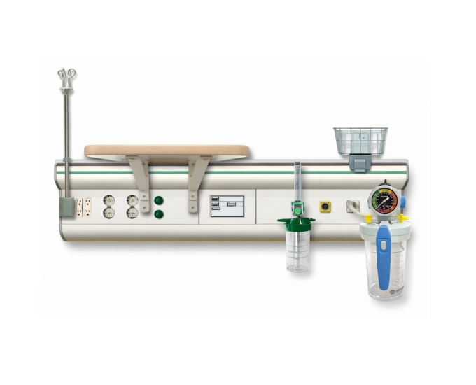 Bed Head Panel for Hospital with Integrated Medical Gas and Electrical System