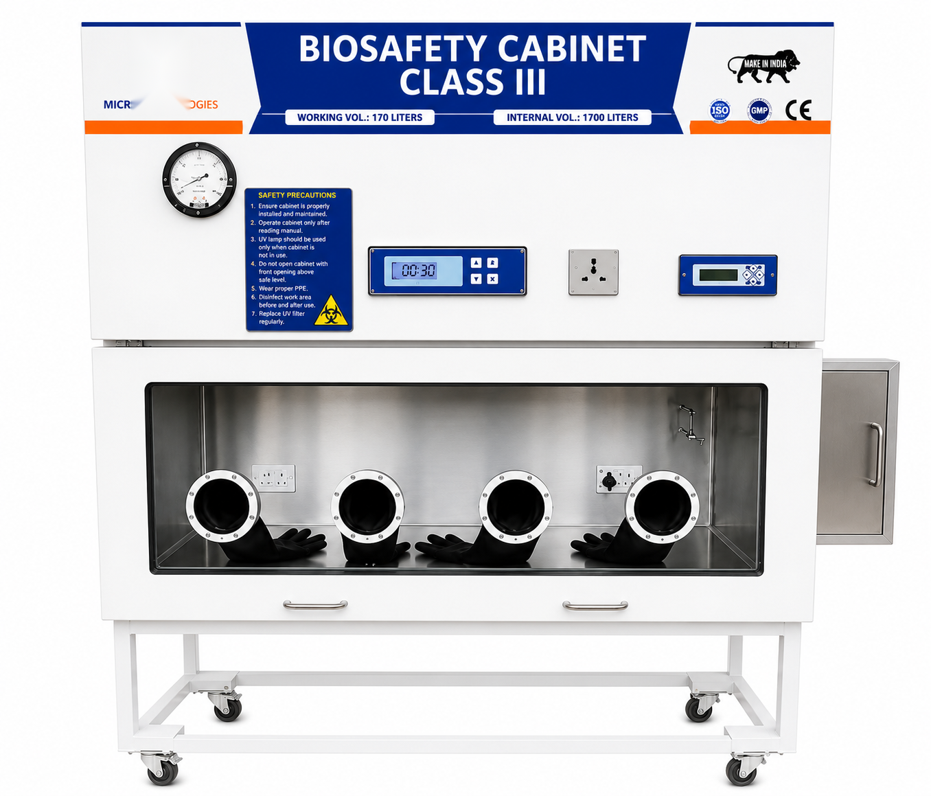 Biological Safety Cabinet Class III Type B3 (JANO-113 Series)