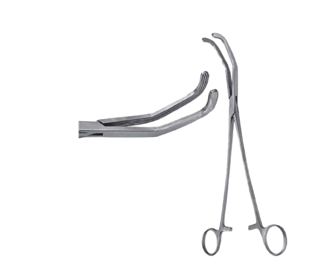 Bronchus Clamp with Teeth – Left & Right for Thoracic Surgery