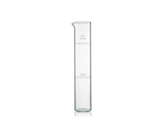 Class A Laboratory Graduated Cylinder with Glass Stopper and Hexagonal Base