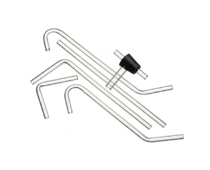 Delivery Glass Tubes Set Various Angles