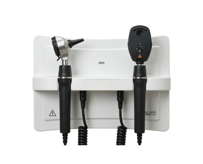 Dual Diagnostic Otoscope and Ophthalmoscope Set for ENT and Eye Examination