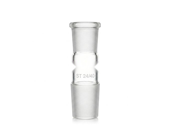 Laboratory-Grade Glass Enlarging Adapter with Interchangeable Joints
