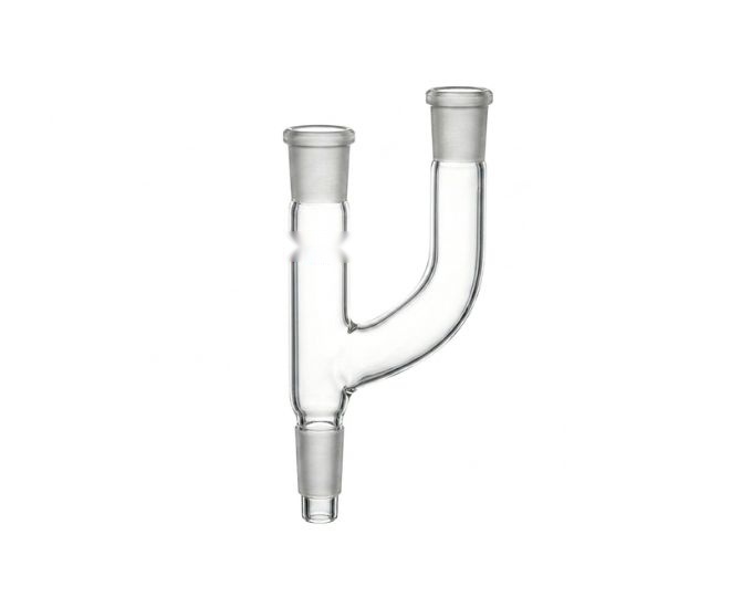Laboratory Three-Neck Multiple Adapter with Dual Parallel and 45° Angled Joint