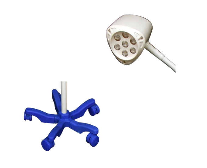 Mobile LED Examination Light with Flexible Arm and 25,000 Lux