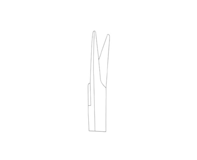 Olivecrona Crocodile Action Surgical Scissors for ENT Procedures