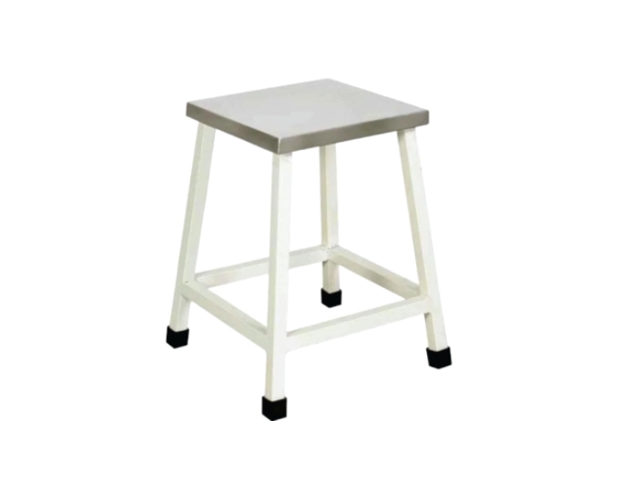 Patient Revolving Stool with Stainless Steel Top and Adjustable Height