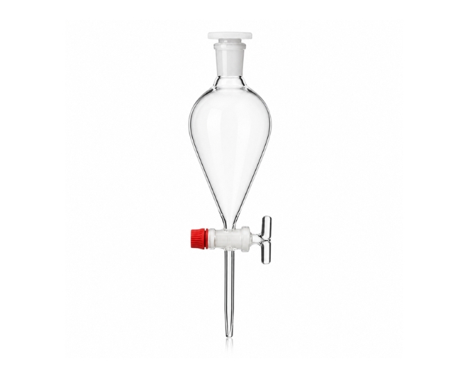 Separating Funnel with Glass Stopcock Pear Shape