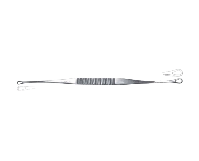 Single Ended Uterine Curette Sharp Stainless Steel Instrument