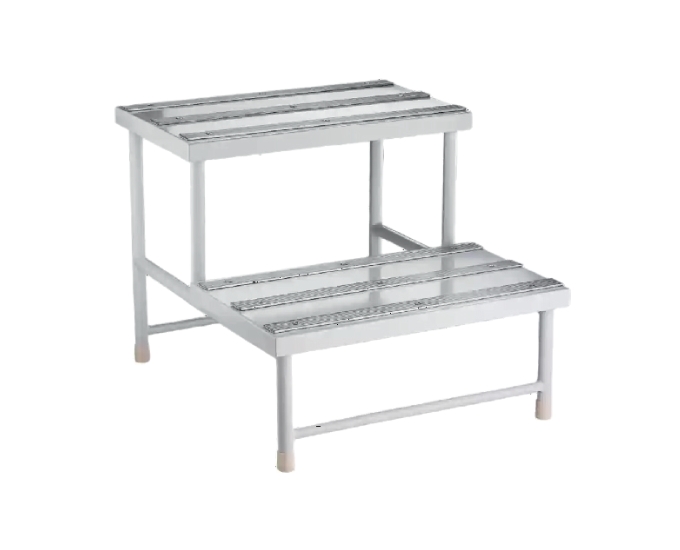 Single Step Foot Stool with Anti-Slip Aluminium Tread