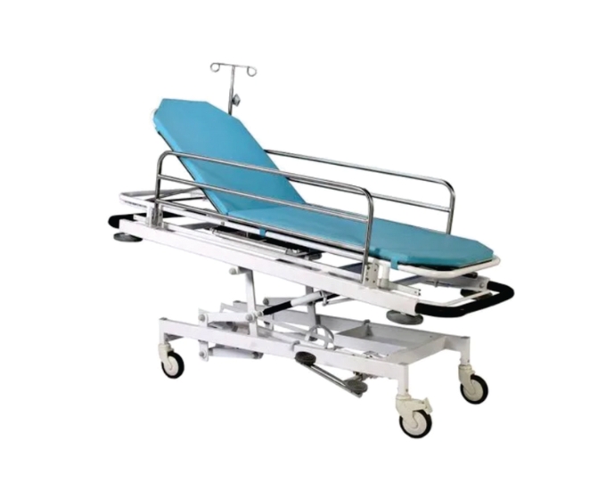 Two Shelf Utility Trolley with Drawer and Stainless Steel Shelves