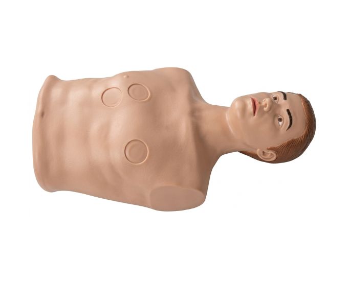 Pericardial Puncture and Intracardiac Injection Training Simulator with Anatomical Accuracy