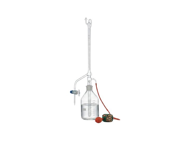 Automatic Zero Class A Burette with Reservoir and Glass Stopcock for Precision Titration