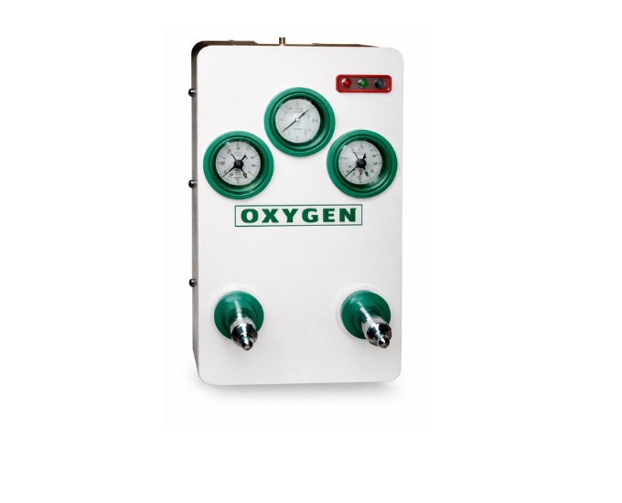 Medical Gas Control Panel with Automatic Changeover System and Pressure Monitoring