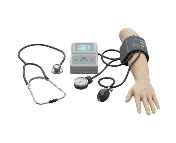 Advanced Blood Pressure Training Arm with Adjustable Systolic and Diastolic Settings