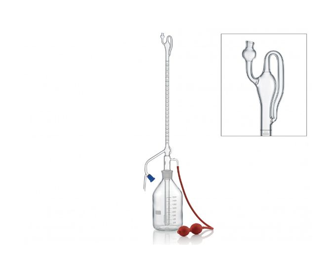 Automatic Zero Class A Burette with Glass Stopcock and Reservoir for Precision Titration