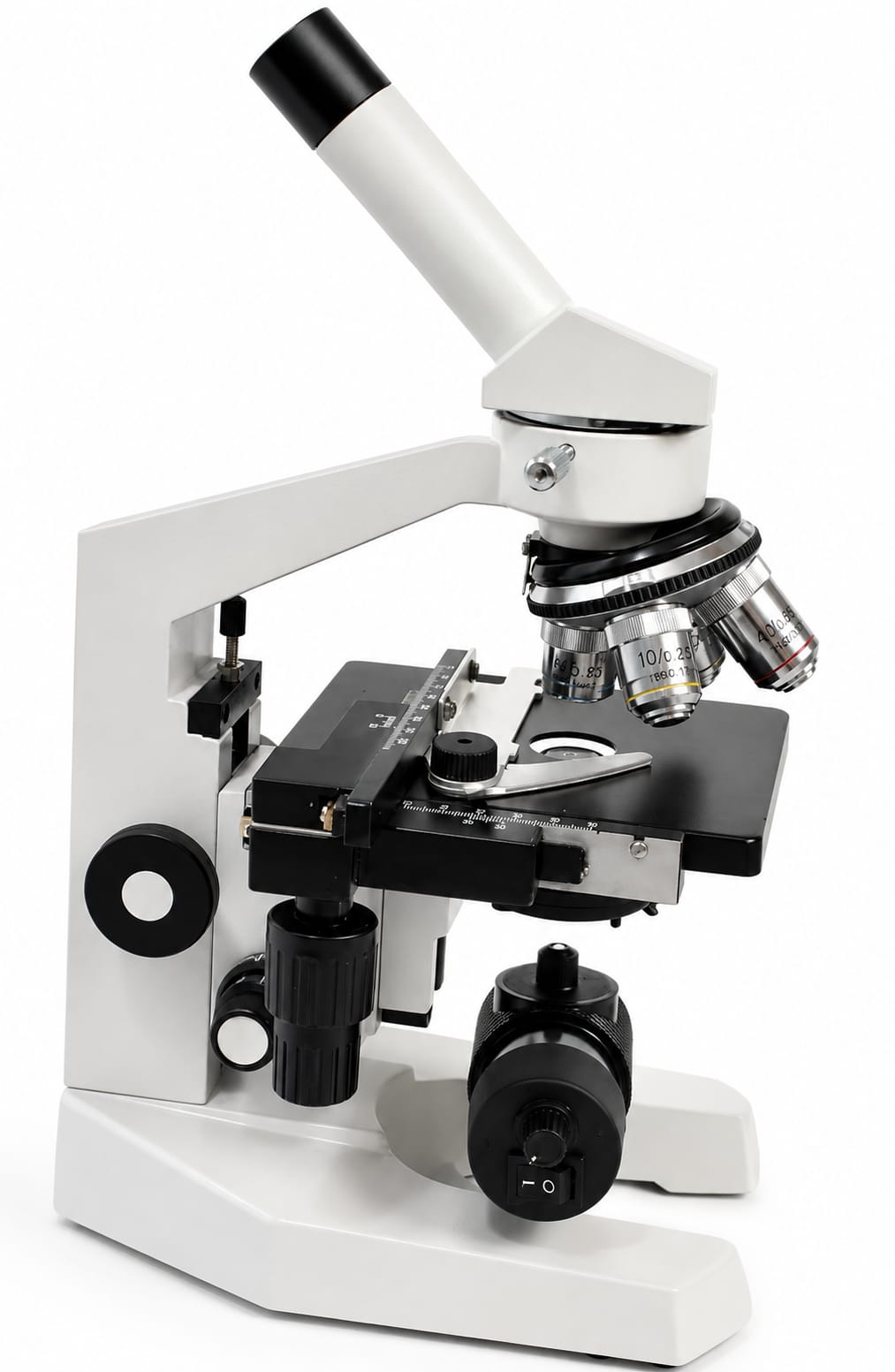 Janosci |Metal White 1000X Magnification Biology Compound Microscope